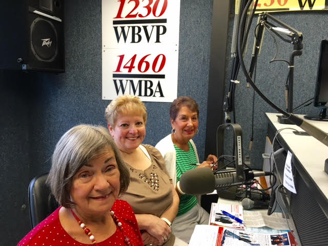 Norma Kehr, Rhonda Ficca, Jean Macaluso Guests on 1230 WBVP, WMBA Radio